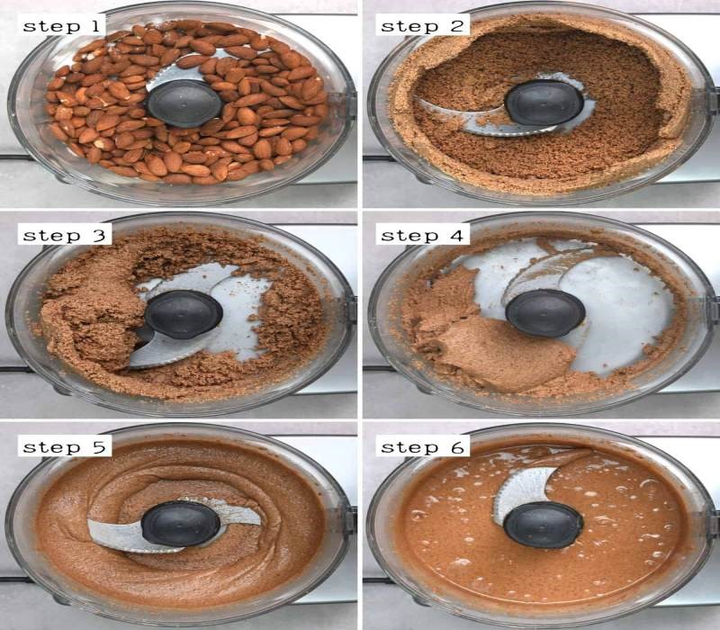 تهیه کره بادام درختی توسط غذاساز