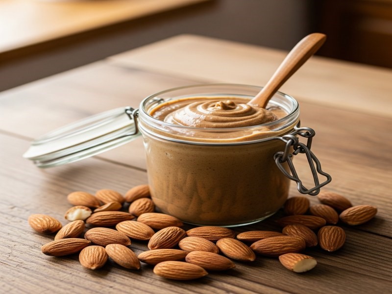 بهترین کره بادام درختی خانگی