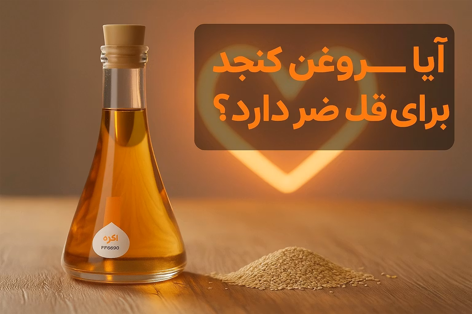 آیا رو قن کنجد برای قلب ضرر دارد