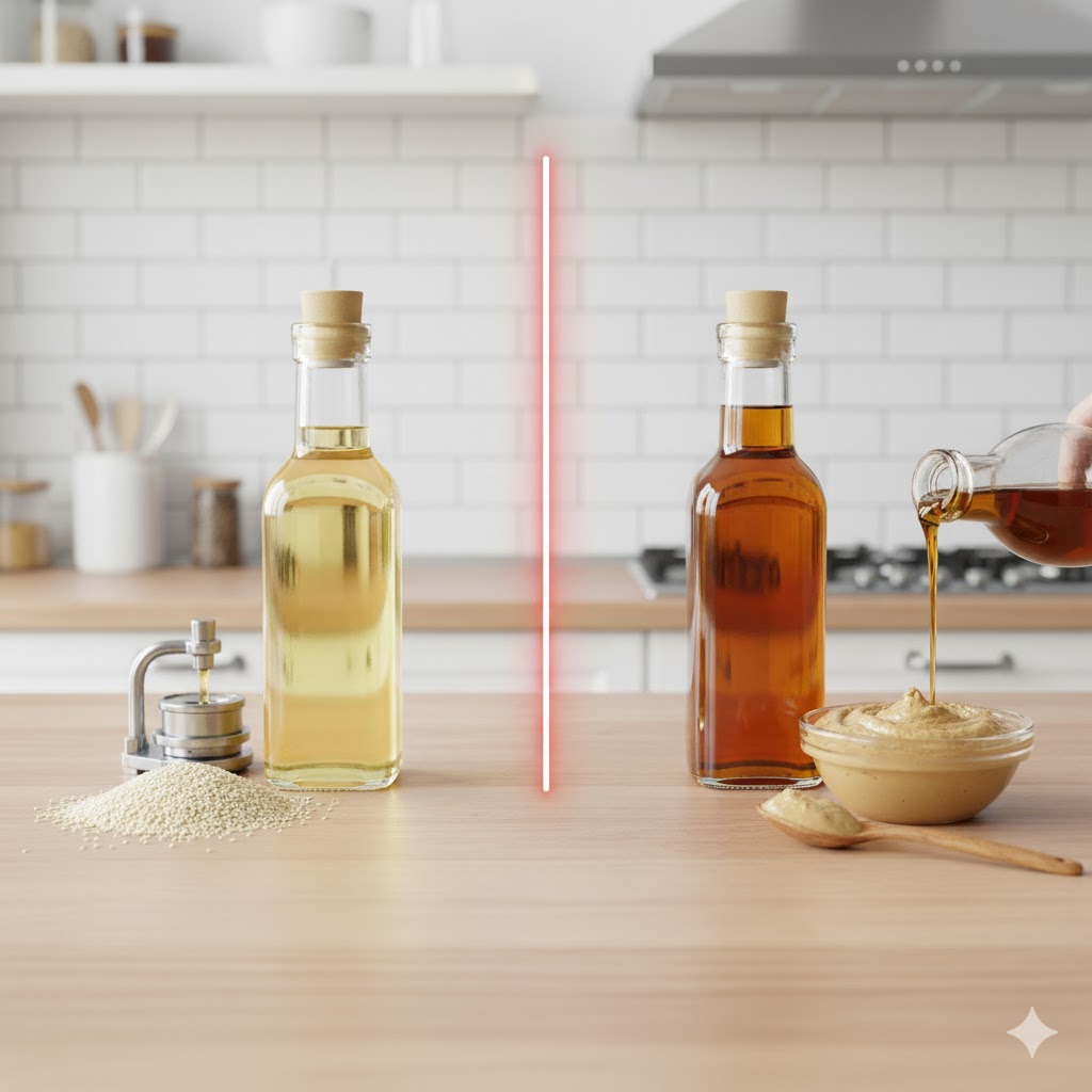 تفاوت روغن کنجد با روغن ارده کنجد