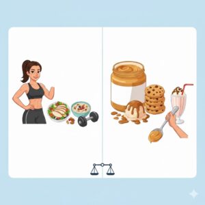 کره بادام زمینی لاغر میکنه یا چاق؟