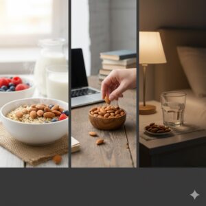 بهترین زمان خوردن بادام درختی