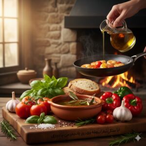 با روغن زیتون میشه غذا درست کرد